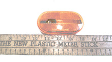 Pair of Oval Amber Clearance Lights 4 x 2