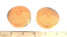Pair of Bargman 100A Amber Round Lenses - Used