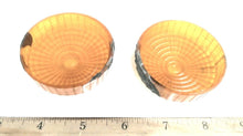 Pair of Bargman 100A Amber Round Lenses - Used