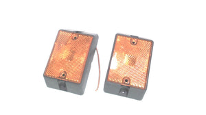 Pair of NT222 Amber Clearance Lights 3 3/4 x 2