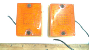 Wesbar 30-005 Pair of Amber Marker Lights - Used