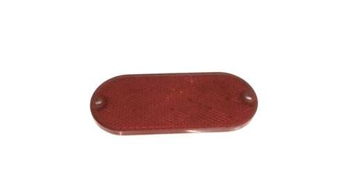 Sate-Lite 24 Red Oval Reflector/Replacement Lens 4 7/16