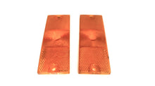 Pair of Truck-Lite TL-72 Amber Replacement Lenses 5 1/2" x 1 1/2"