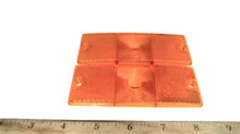 Pair of Truck-Lite TL-72 Amber Replacement Lenses 5 1/2" x 1 1/2"
