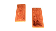 Pair of Sate-Lite 15 Amber Reflectors - 3 3/16"