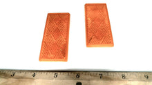 Pair of Sate-Lite 15 Amber Reflectors - 3 3/16"