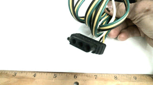 Wesbar 707272 Wiring Connector 4-Way Vehicle End 72"