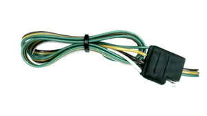 Wiring Connector 4-Way - Flat - Vehicle Side - 29"