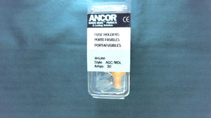 Ancor 607013 In-Line Fuse Holder AGC/MDL-30AMP