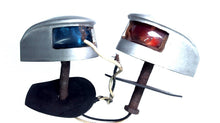 Pair of Blue & Red Navigation Sidelights - Used