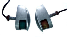 Pair of Vintage Green & Red Navigation Sidelights - Used