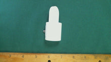 White 7/8" Outside End