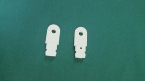 Pair of 3/4" Inside Ends - White