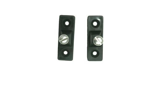 Pair of Side Mount Deck Hinges - Black