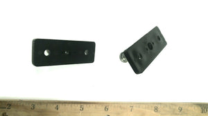 Pair of Side Mount Deck Hinges - Black