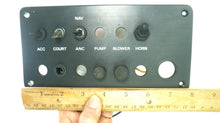Dash/Switch Panel 8 x 4" W/4 Switches - Used
