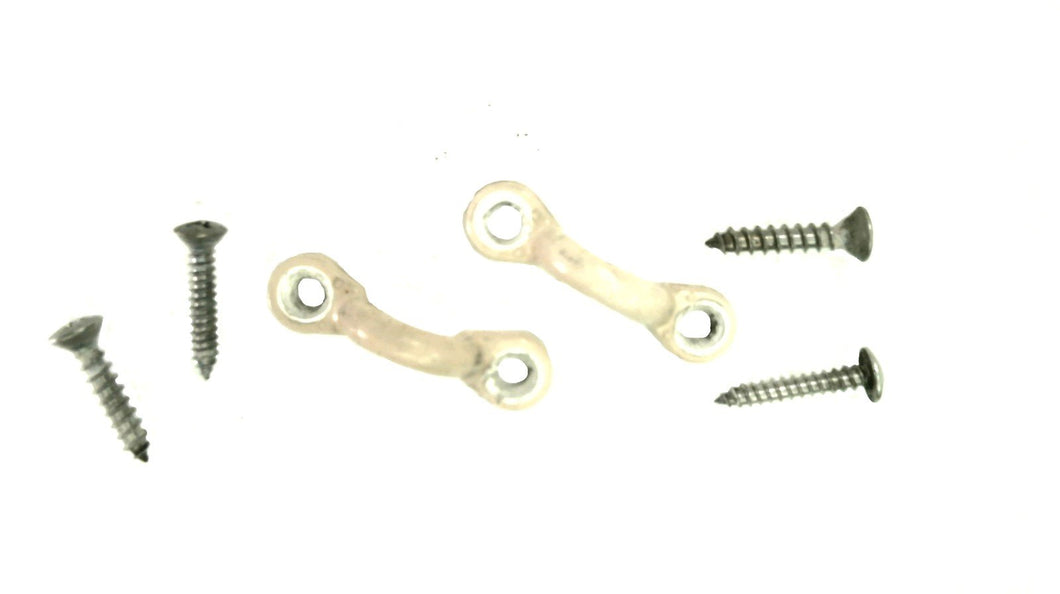 Pair of Pad Eyes W/Screws - ID 5/16