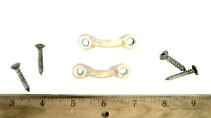 Pair of Pad Eyes W/Screws - ID 5/16" - Used