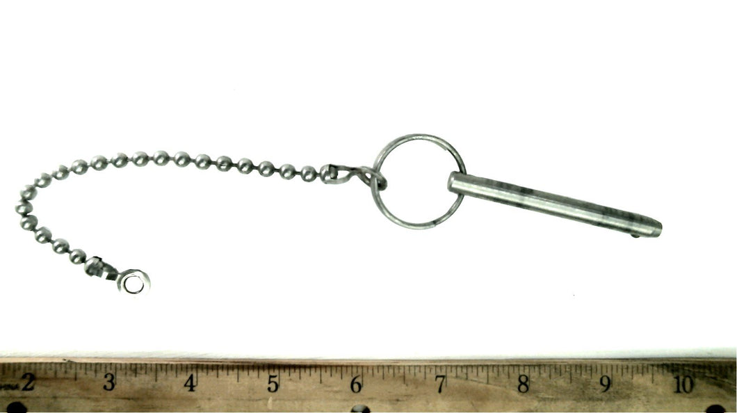 Bimini Top Stainless Quick Release Pin W/Chain - Dia 1/4