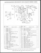 1959 Evinrude 3 HP 3030 3031 3032 Lightwin Ducktwin Parts Catalog/List