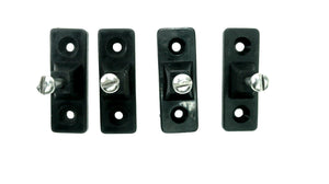 Set of 4 Side Mount Deck Hinges - Black