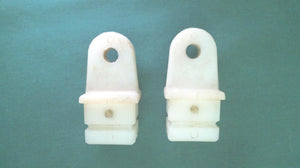 Pair of Inside Eyes for 1" Square Tubing - White - Used