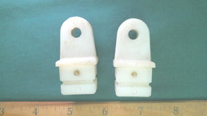 Pair of Inside Eyes for 1" Square Tubing - White - Used