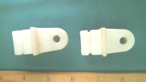 Pair of Inside Eyes for 1" Square Tubing - White - Used