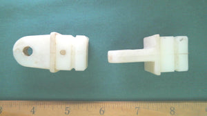 Pair of Inside Eyes for 1" Square Tubing - White - Used