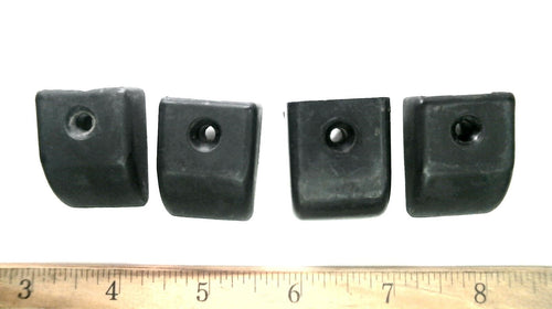 Set of 4 Slide Track End Caps - Black - Used