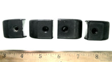 Set of 4 Slide Track End Caps - Black - Used