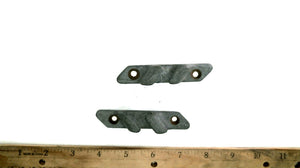 Pair of Chocks - 3 1/2" - Cast - Used