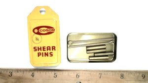 Cosom # 4 Pkg of 4 Shear Pins & 2 Cotter Pins