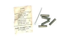 Dare Products K 8 Br Pkg of 5 Brass Shear Pins 1/4" X 1 1/16" & 1 Cotter Pin