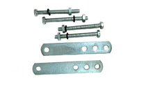 Pair of 6 3/4" x 1 1/4" Tie Brackets W/Bolts