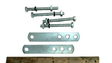 Pair of 6 3/4" x 1 1/4" Tie Brackets W/Bolts