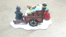 Christmas Village Fish Vendor/Wagon - Used