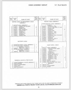 1966 Evinrude Playmate Boat Model 312403R Parts Catalog