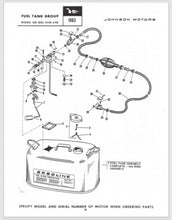 1963 Johnson Sea Horse 10HP QD-24M QD-24B QDL-24M QDL-24B Parts Catalog