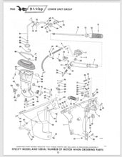 1965 Johnson Sea Horse 9-1/2 HP MQ-11C MQL-11C Parts Catalog