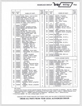 1965 Johnson Sea Horse 40HP RD-27A RDL-27A RD-27M RDL-27M Parts Catalog