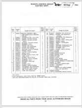 1965 Johnson Sea Horse 40 HP RK-27A RKL-27A Parts Catalog