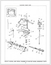 1962 Evinrude 18HP Fastwin 15036A-B-M 15037A-B-M Parts Catalog