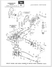 1963 Johnson 5.5HP CD-20C CDL-20C CD-20R CDL-20R Parts Catalog