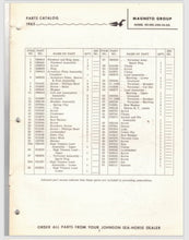 1962 Johnson 40HP RD-24 RDL-24 RD-24L RDL-24L RD-24M RDL-24M Parts Catalog