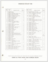 1963 Evinrude 75HP Speedifour 75352C-R 75353C-R Parts Catalog