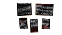 Evinrude 282044 Decal Set - Incomplete - 1983 115 HP