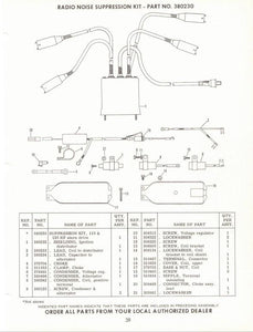 1965 OMC 120 HP Stern Drive Models CU-13E CUE-13E SU-13E SUE-13E Parts Catalog