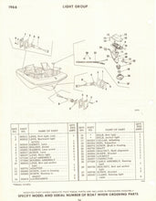 1966 Johnson Surfer Boat Models 42403R 444203R Parts Catalog