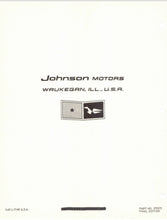 1963 Johnson 75HP V4S-15S V4SL-15S V4S-15C V4SL-15C V4S-15R Parts Catalog